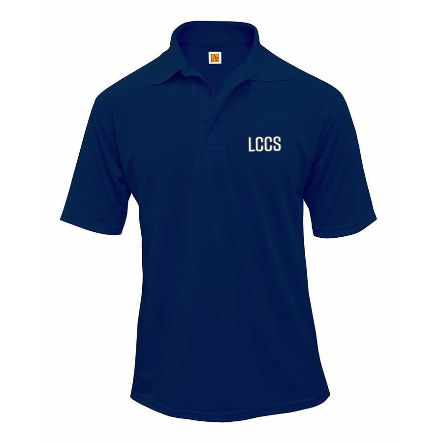 8953 LCCS Adult Dri fit Polo Ivy School Uniforms