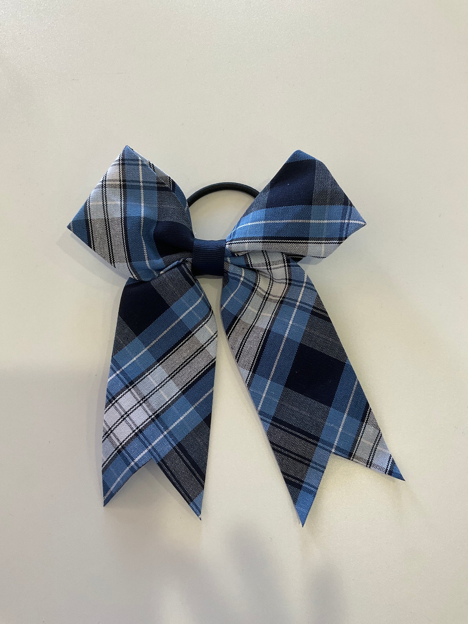 COL/SPES Plaid Bow Ponytail