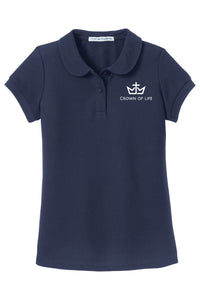 COL Girl's SS Pique Polo - New Logo