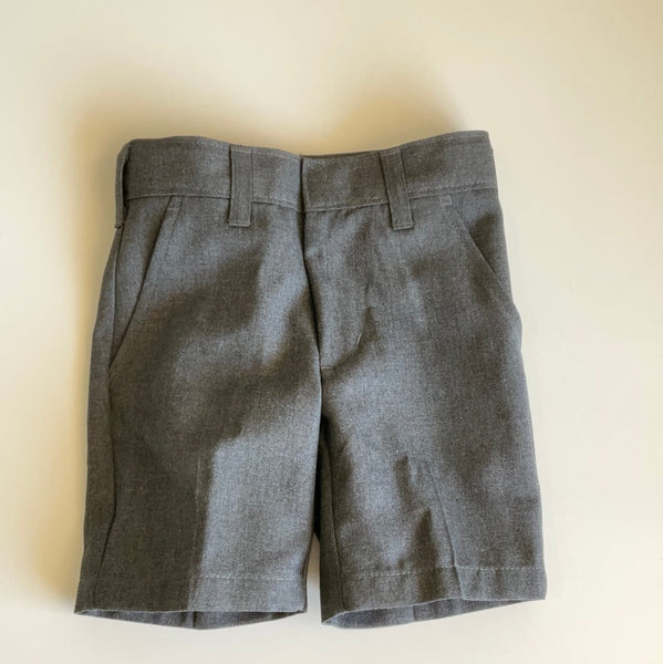 7124-Boy's Slim Flannel Dress Shorts